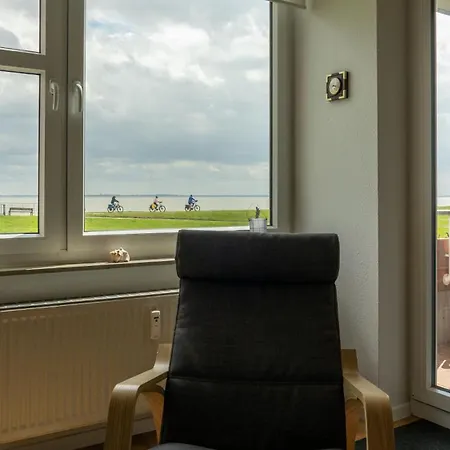 213 Jadeglueck Mit Balkon Und Meerblick, Strandnah 아파트 빌헬름스하펜